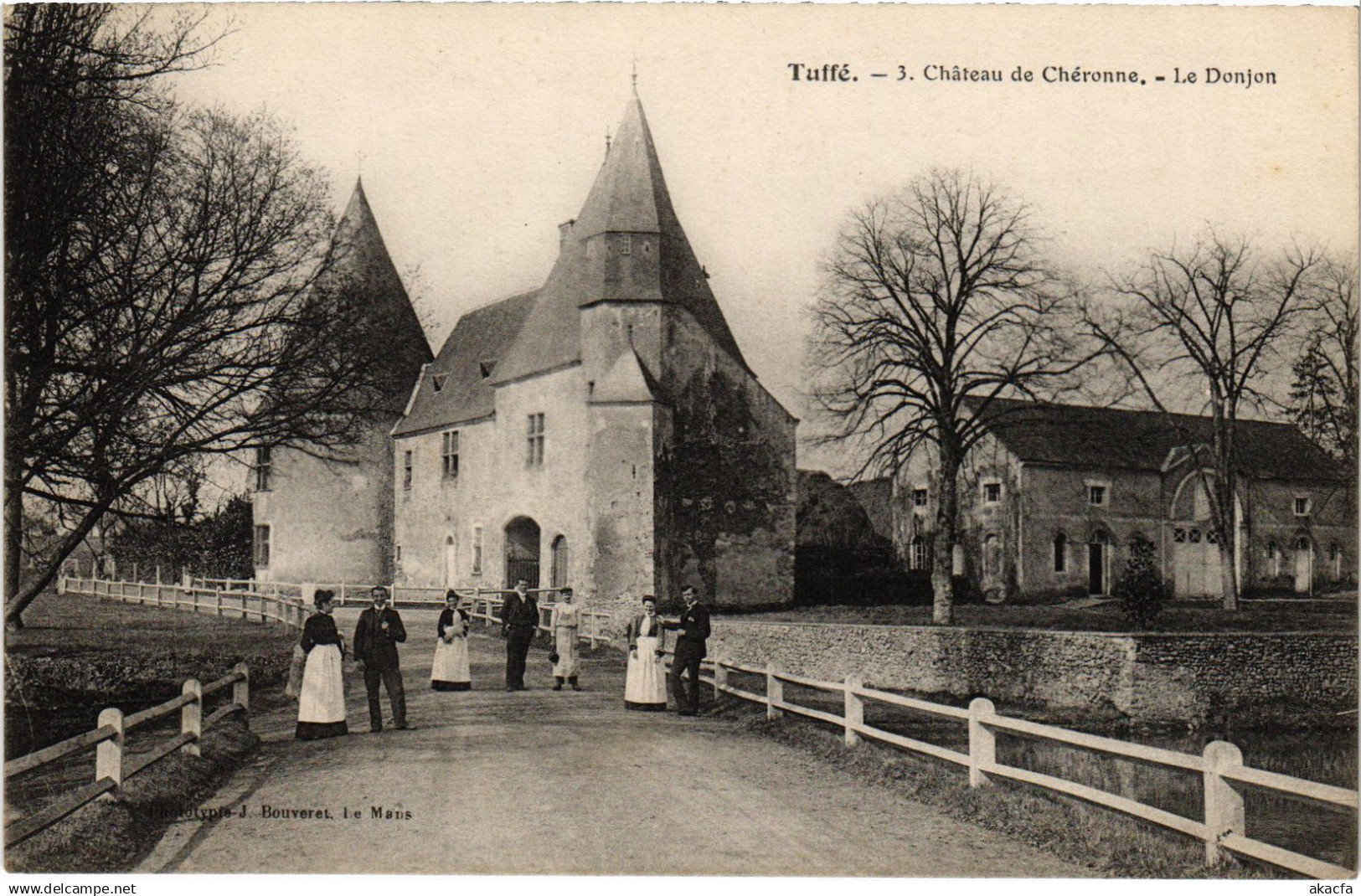 CPA Tuffe Chateau de Cheronne le Donjon (1429709)