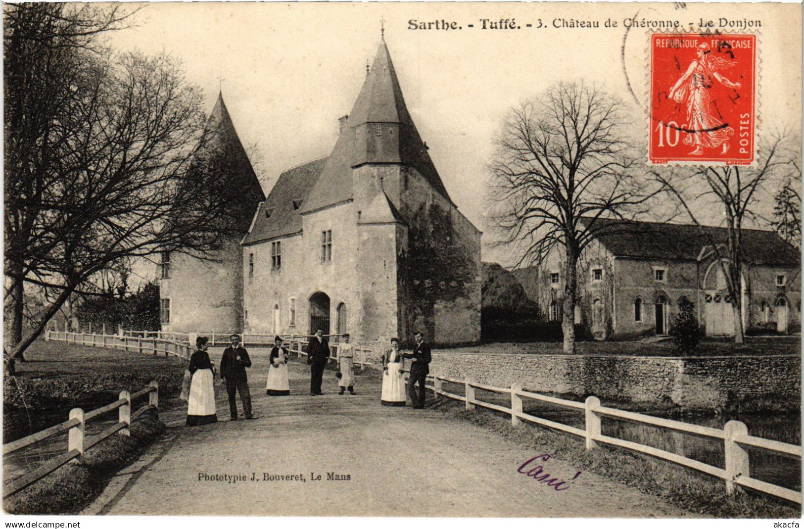 CPA Tuffe Chateau de Cheronne le Donjon (1429715)