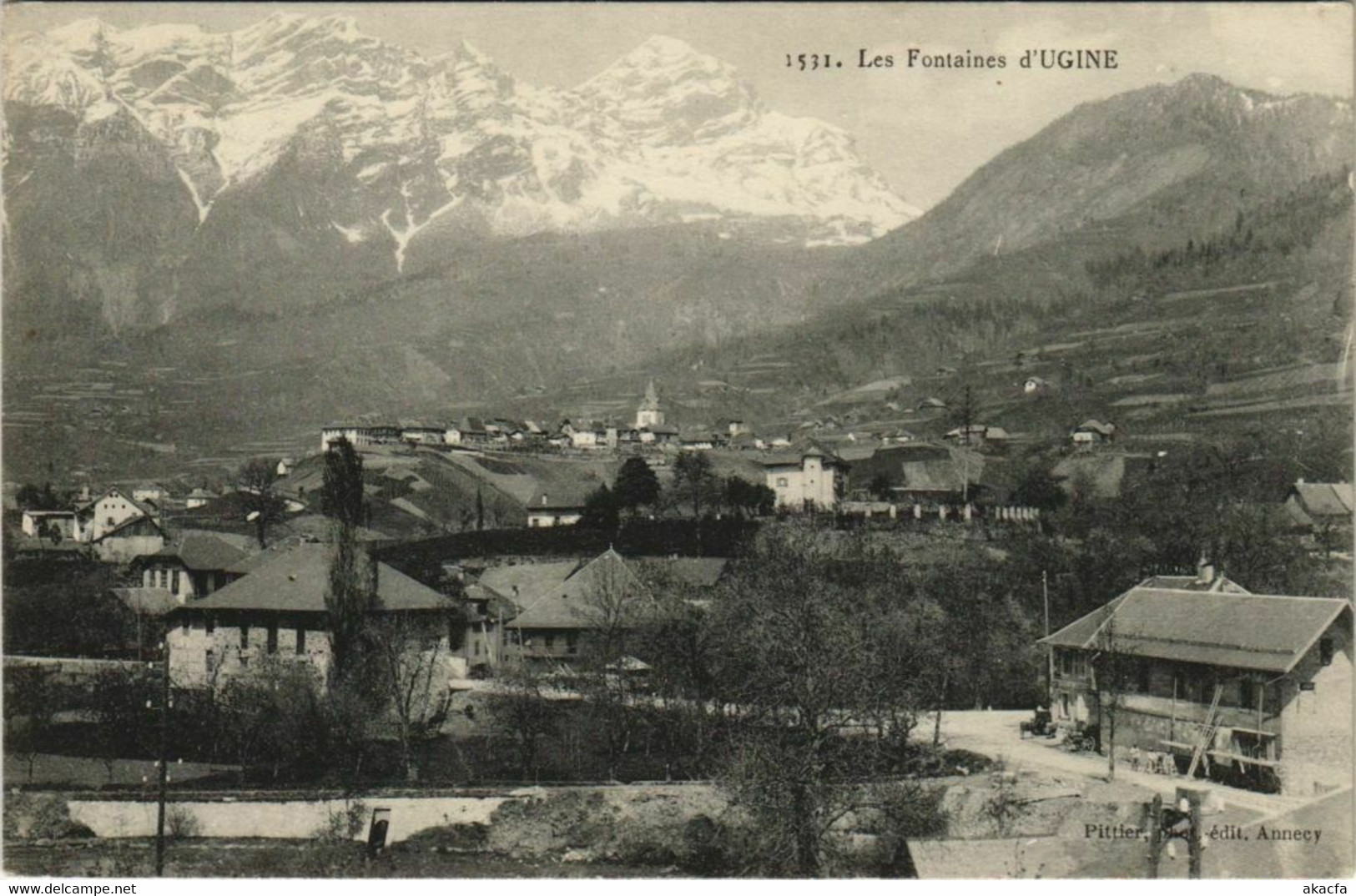 CPA UGINE Les Fontaines d'Ugine - Panorana (1192795)