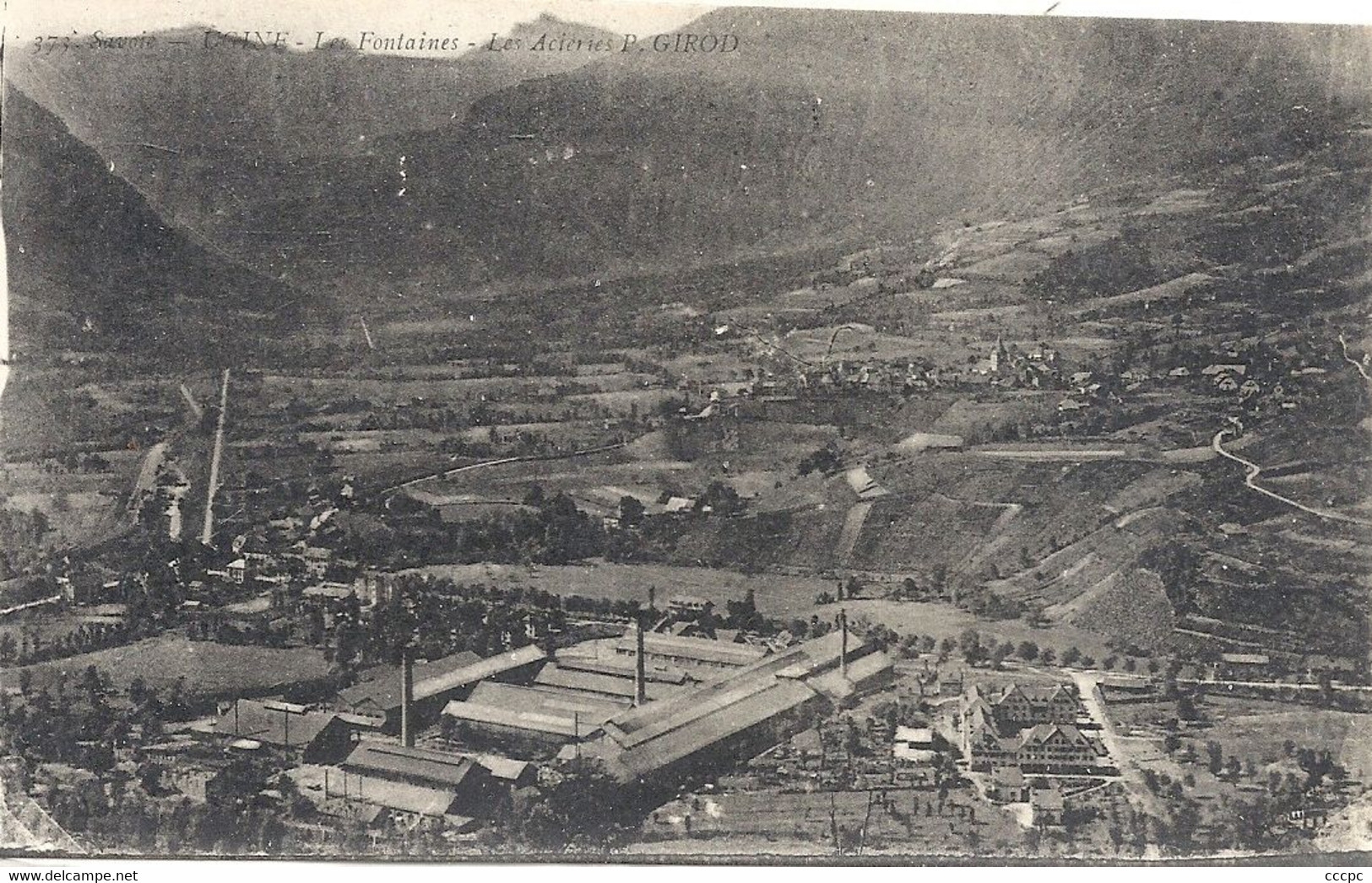 CPA Ugine Les Fontaines Les Aciéries