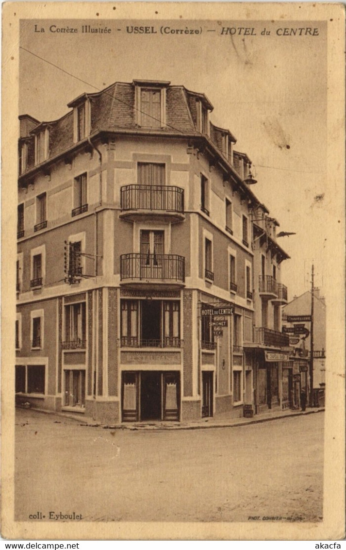 CPA USSEL hotel du Centre (144621)