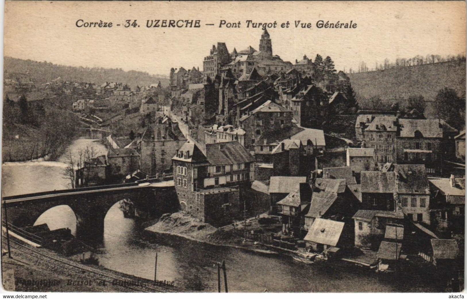 CPA UZERCHE Pont Turgot (144629)