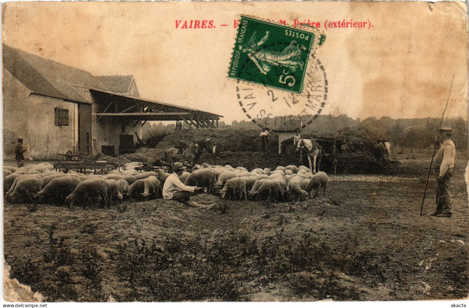 CPA VAIRES-sur-MARNE Farm (1328705)