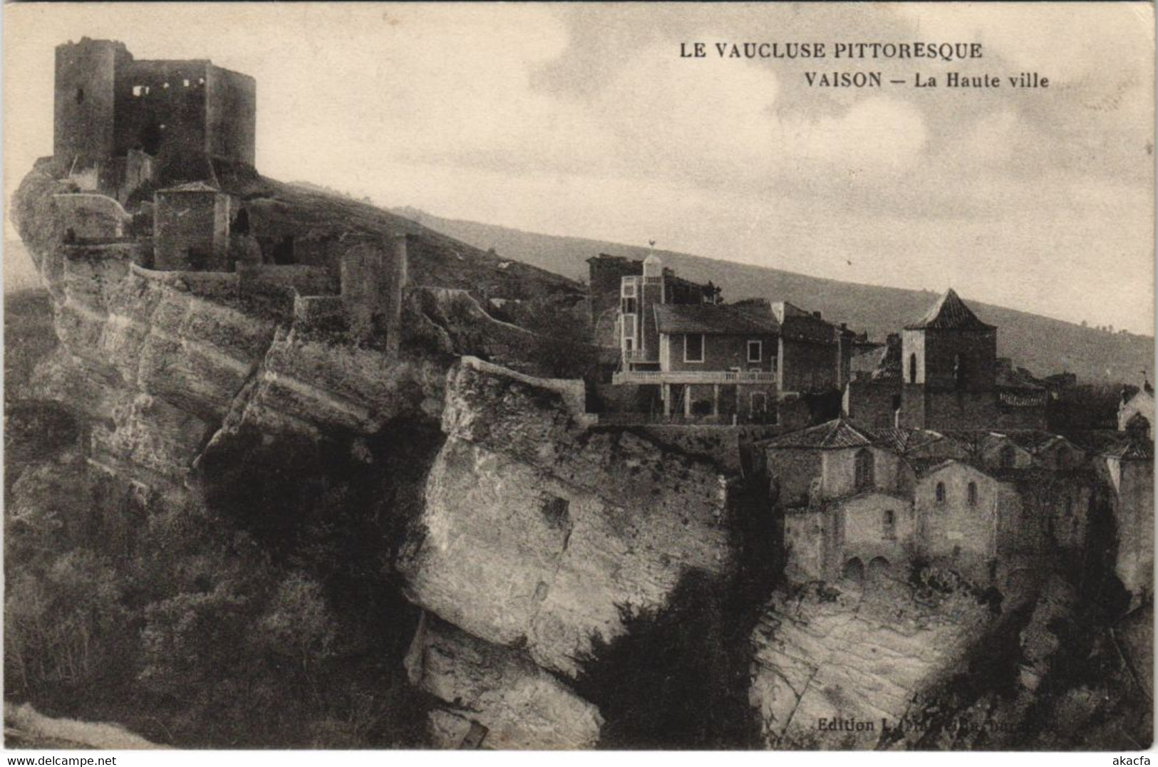 CPA VAISON-LA-ROMAINE La Haute Ville (1086346)