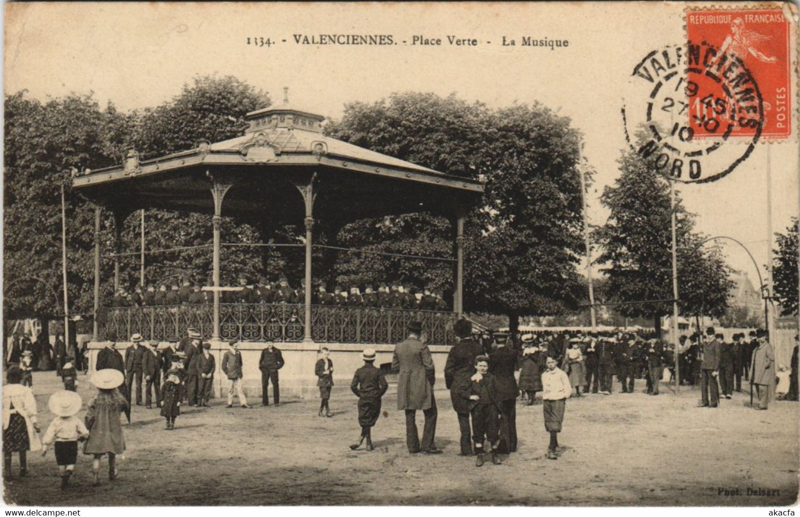 CPA VALENCIENNES - Place Verte (136729)