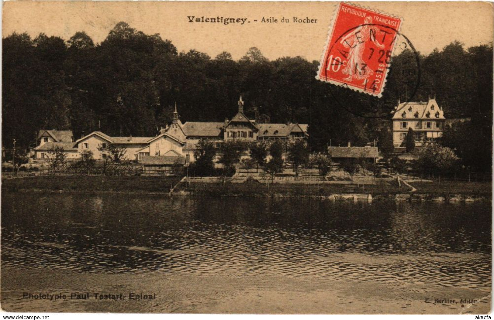 CPA VALENTIGNEY - Asile du Rocher (183459)