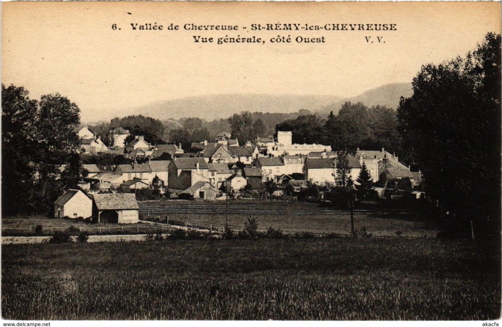 CPA Vallee de Chevreuse St-Remy-les-Chevreuse - Vue generale, Cote Ou (103209)