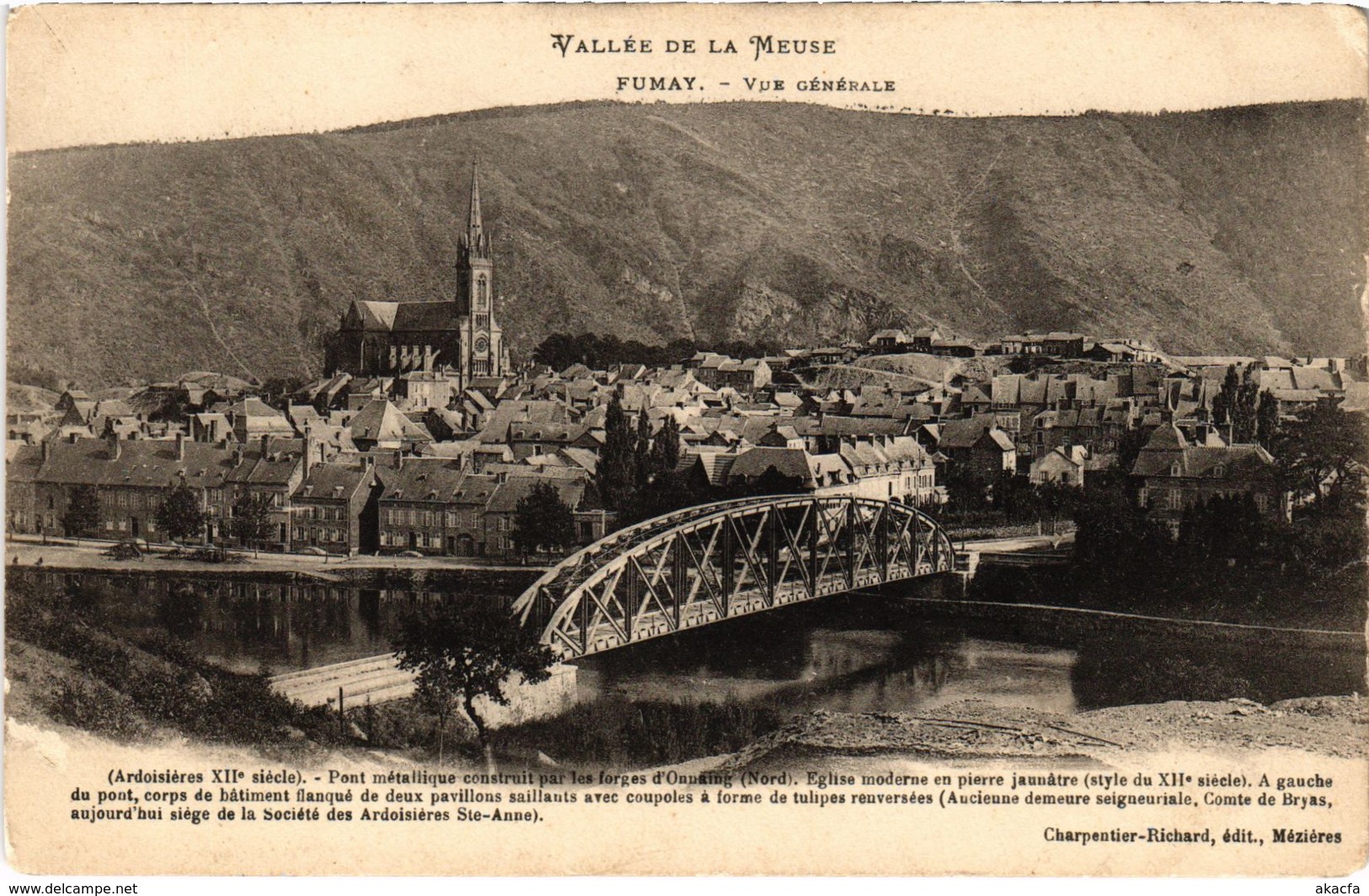 CPA Vallée de la Meuse - Fumay - Vue générale (113144)