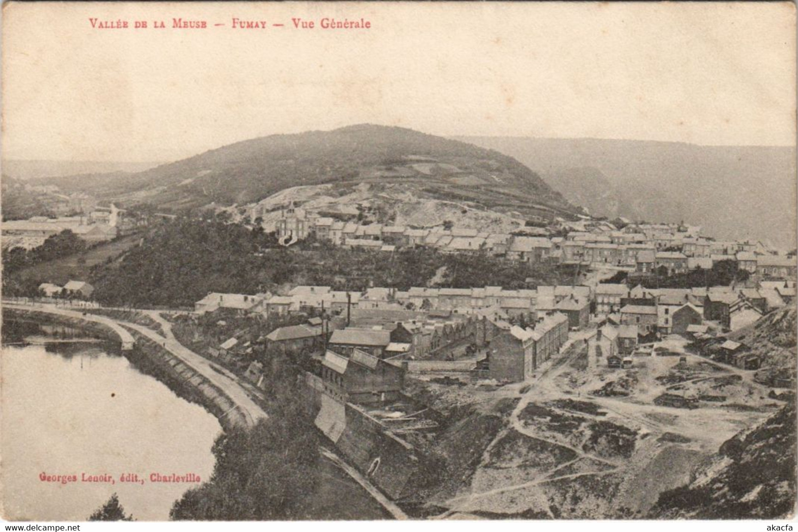 CPA Vallée de la Meuse - FUMAY - Vue générale (135077)