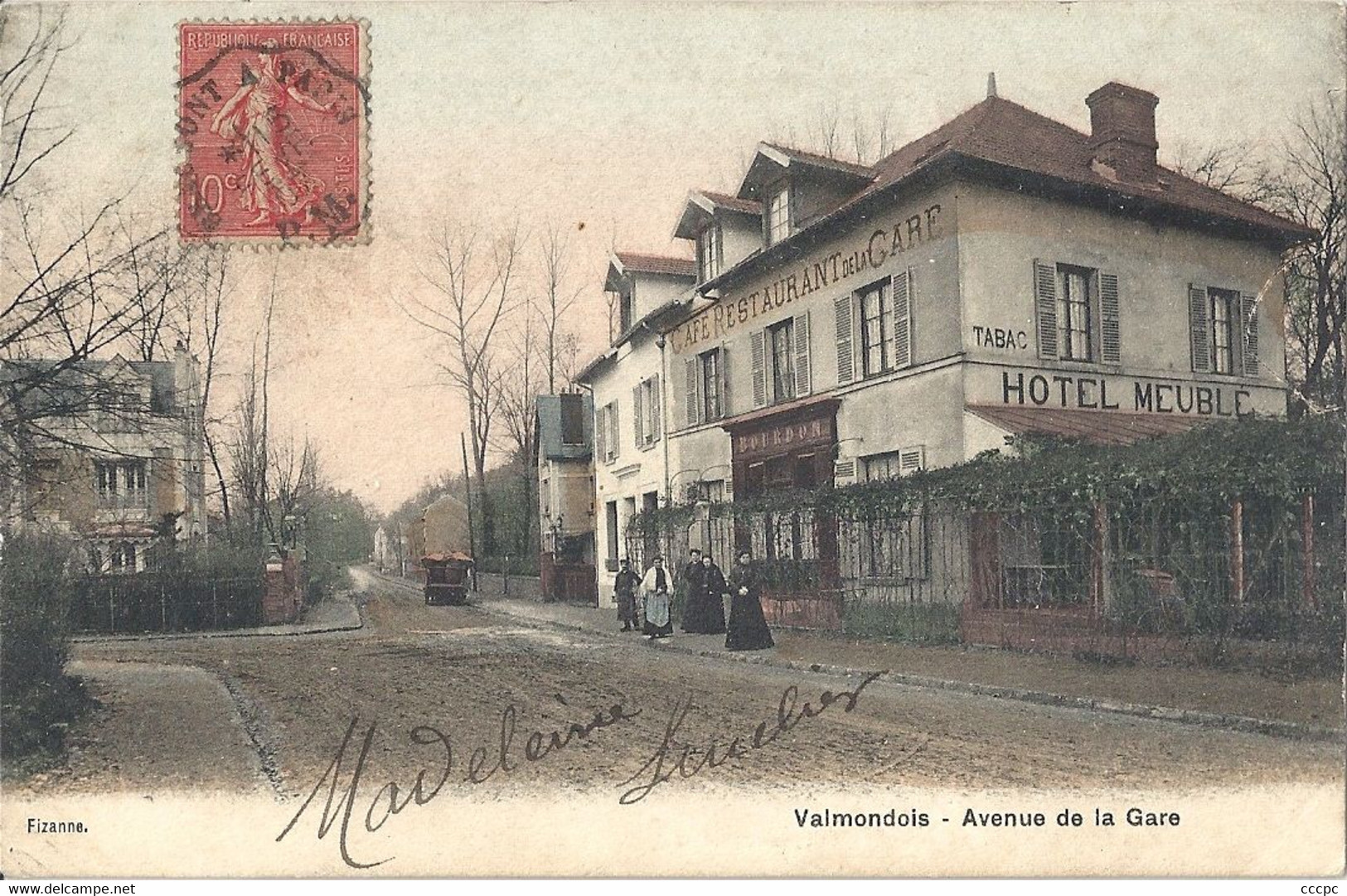 CPA Valmondois Avenue de la Gare