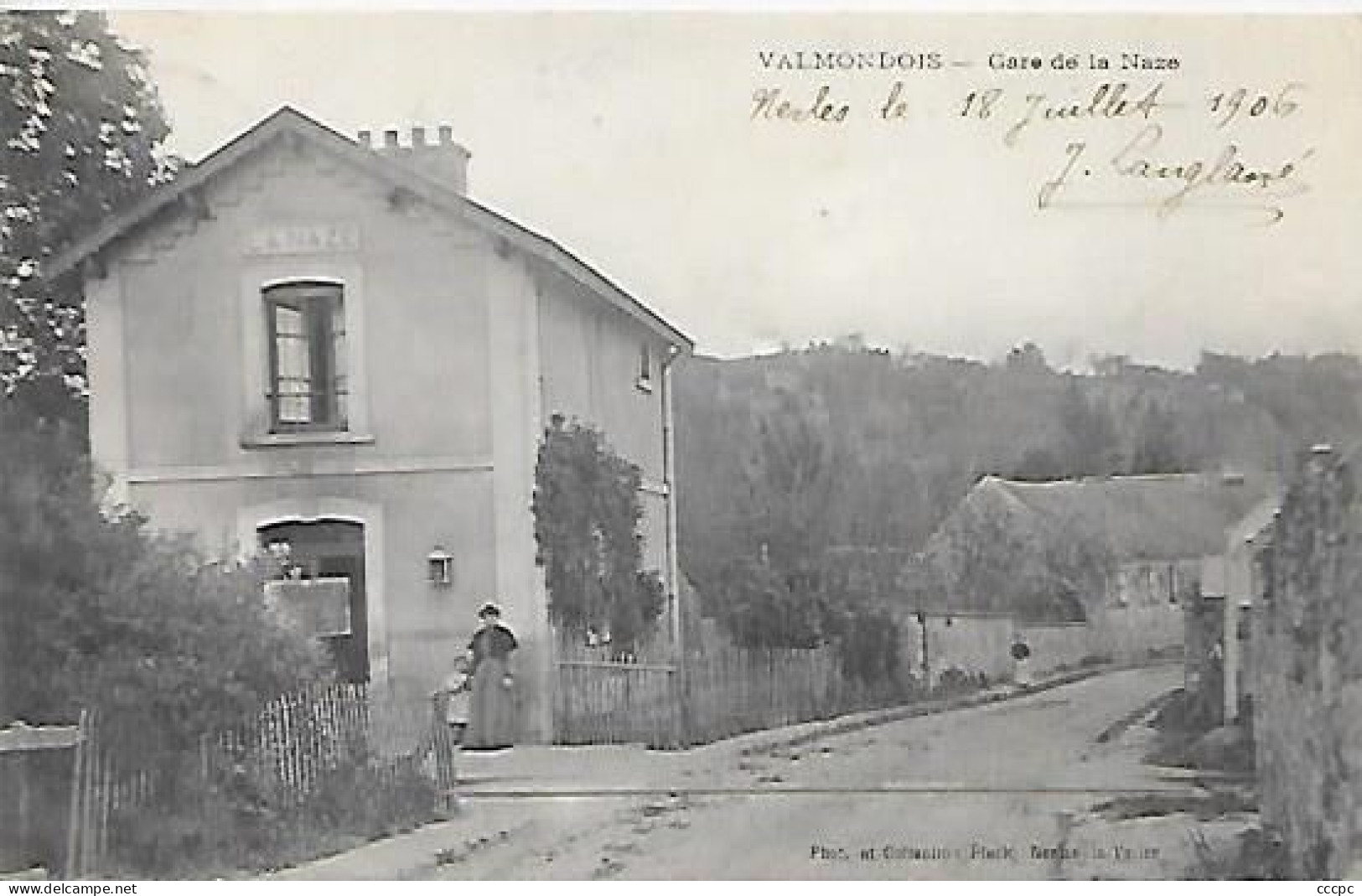 CPA Valmondois Gare de la Naze