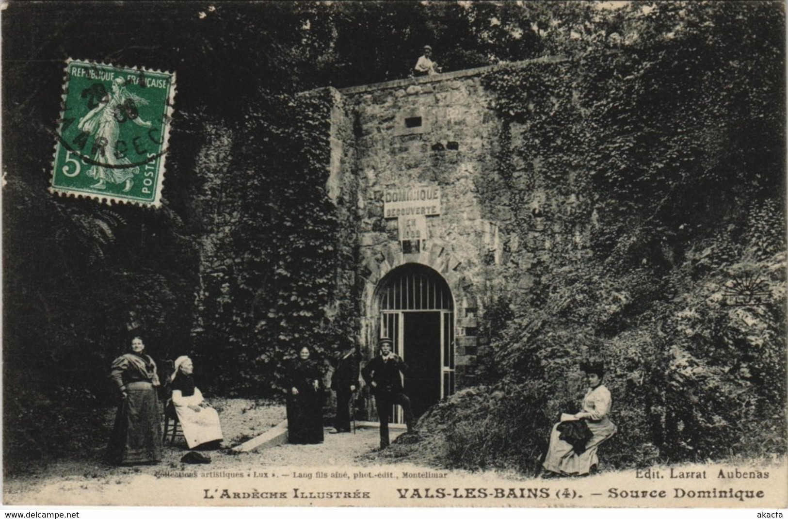 CPA VALS - les-BAINS - Source Dominique (143001)