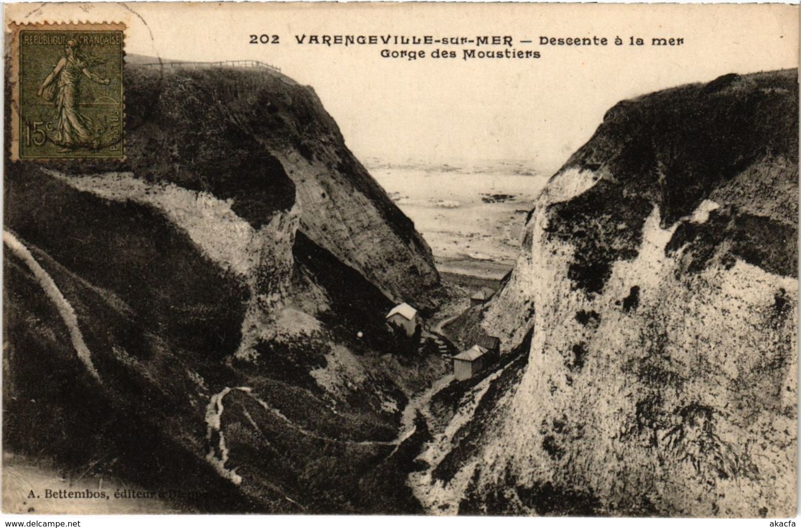 CPA VARENGEVILLE-sur-MER - Descente a la mer (105807)