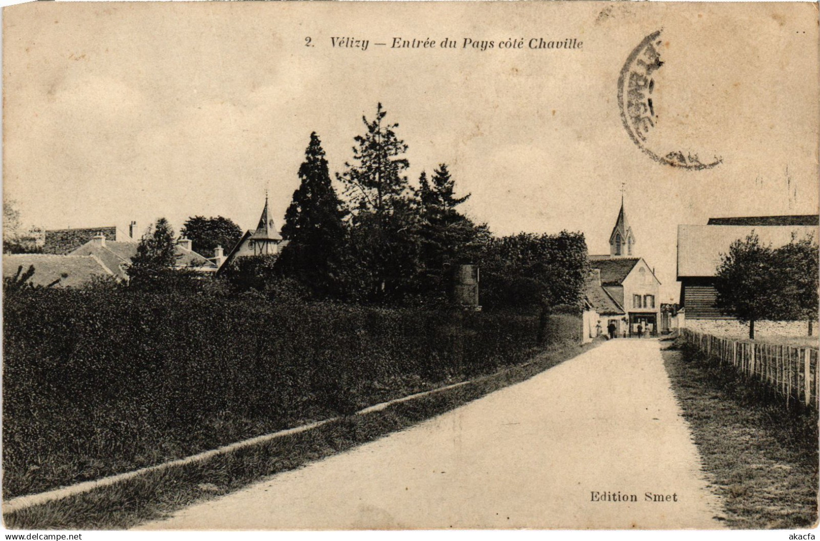 CPA Velizy entree du Pays (1424180)