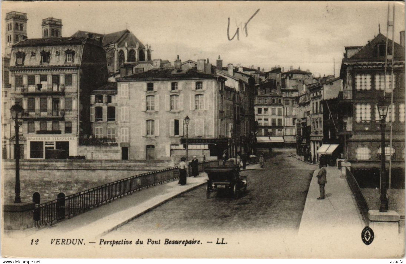 CPA Verdun - Perspective du pont beaurepaire (118793)