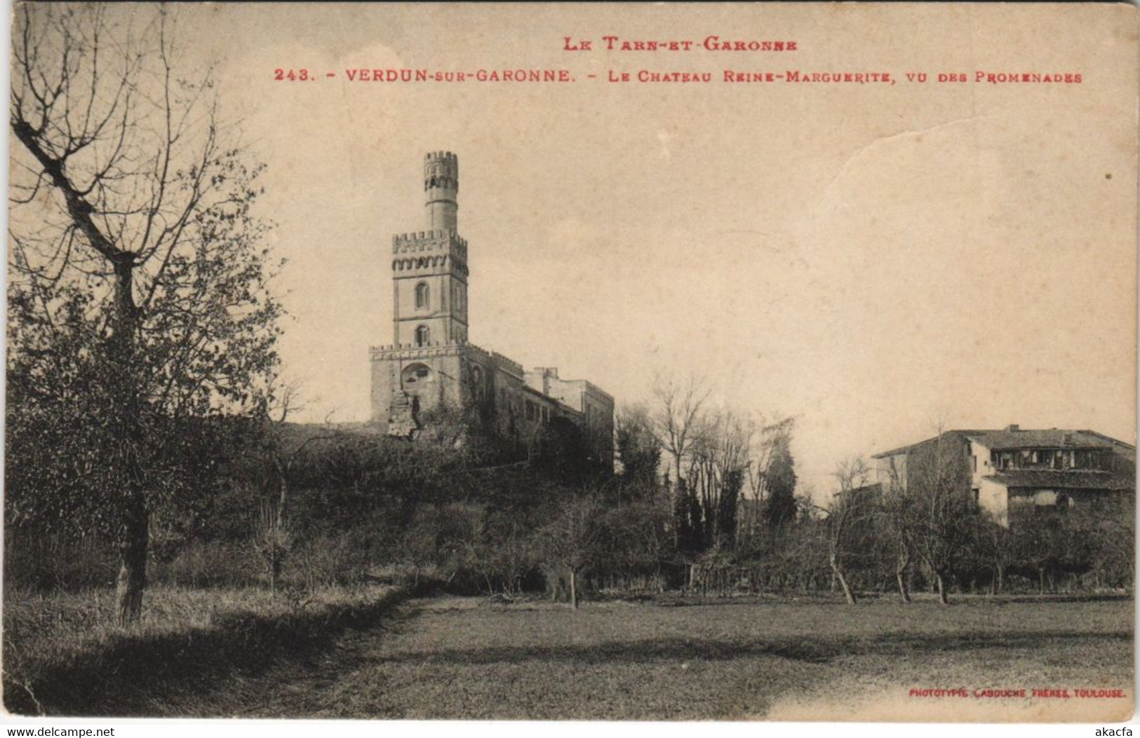 CPA VERDUN-SUR-GARONNE Le Chateau Reine-Marguerite (979354)