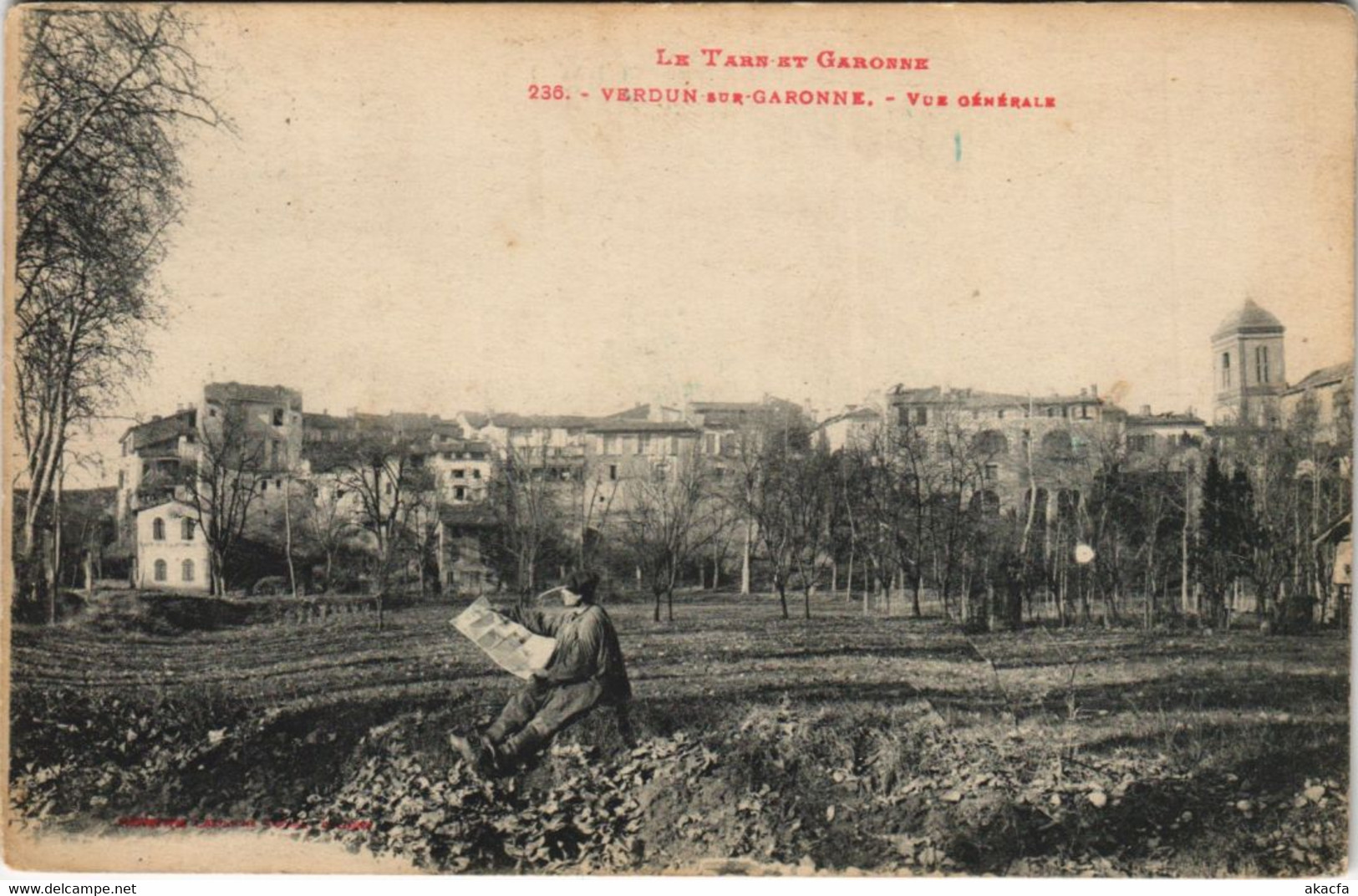 CPA VERDUN-SUR-GARONNE Vue générale (979356)