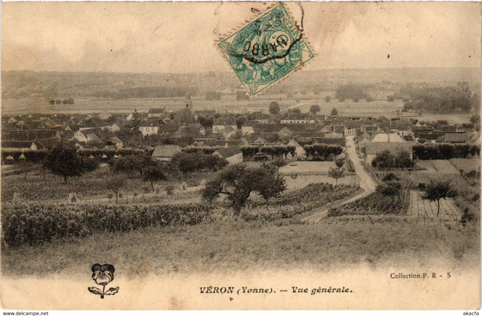 CPA VERON - Vue générale (358568)