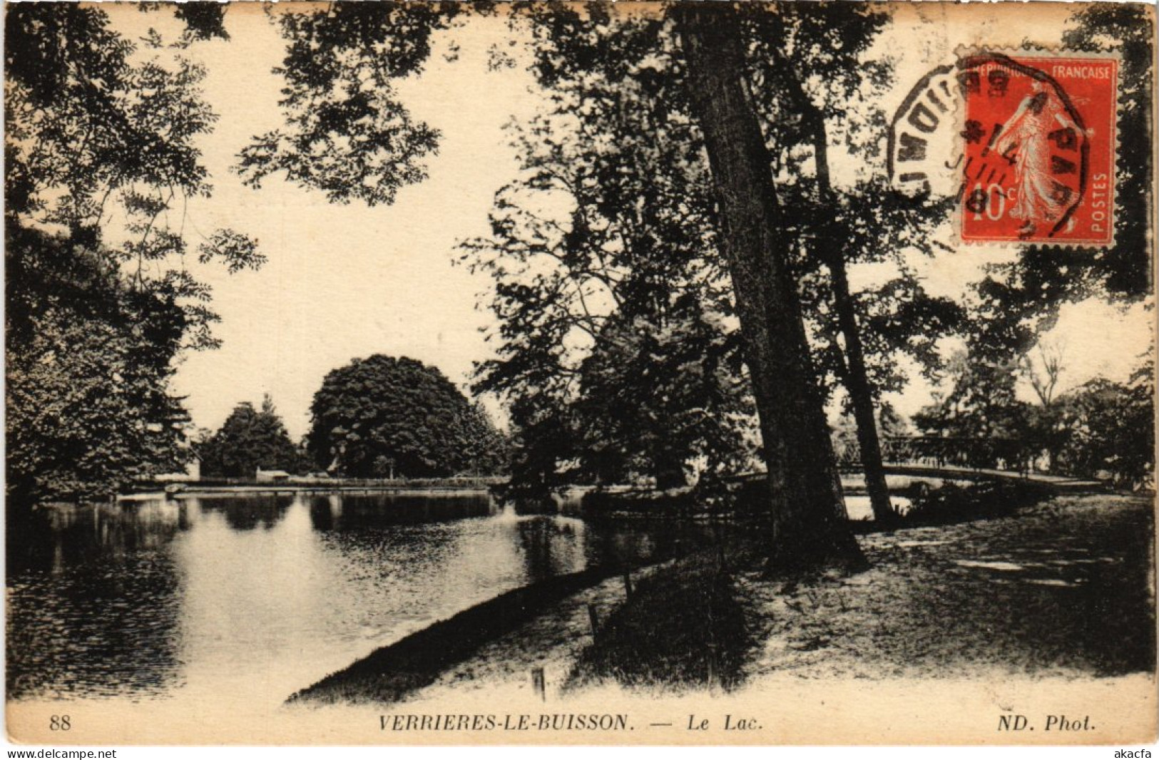 CPA VERRIERES-le-BUISSON Le Lac (1354727)