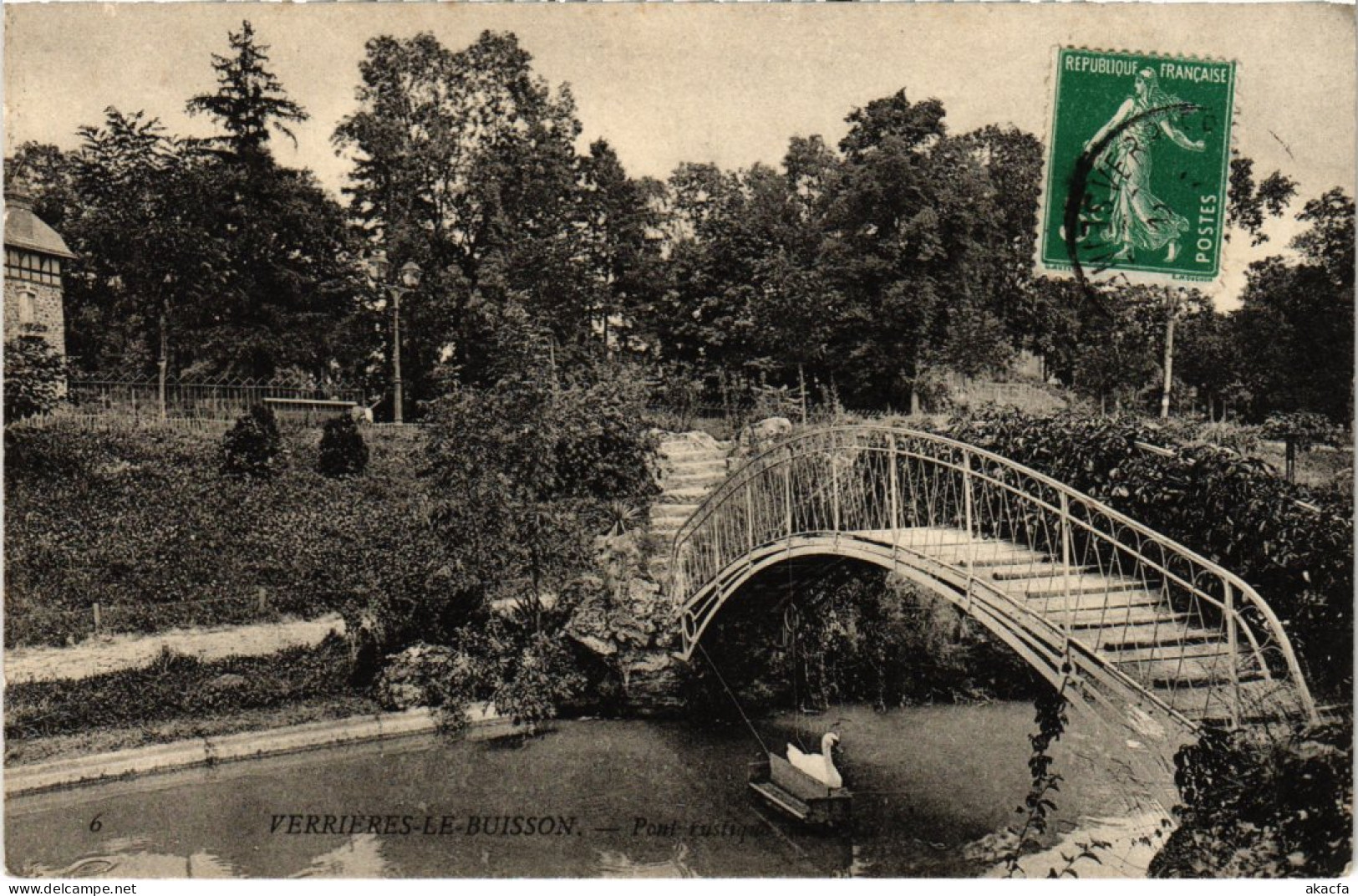 CPA VERRIERES-le-BUISSON Pont Suspendu (1354745)