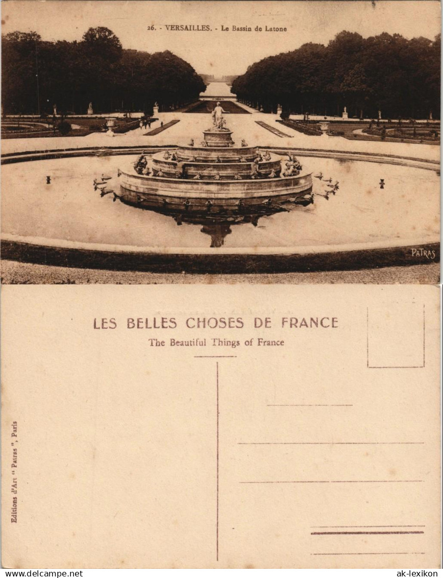 CPA Versailles Schloss Versailles 1915