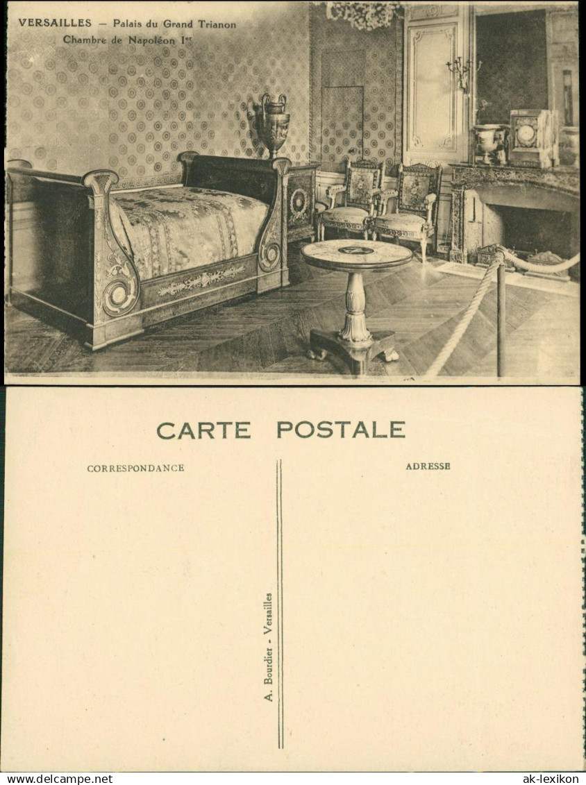 CPA Versailles Schloss Versailles Chambre Napoleon 1908