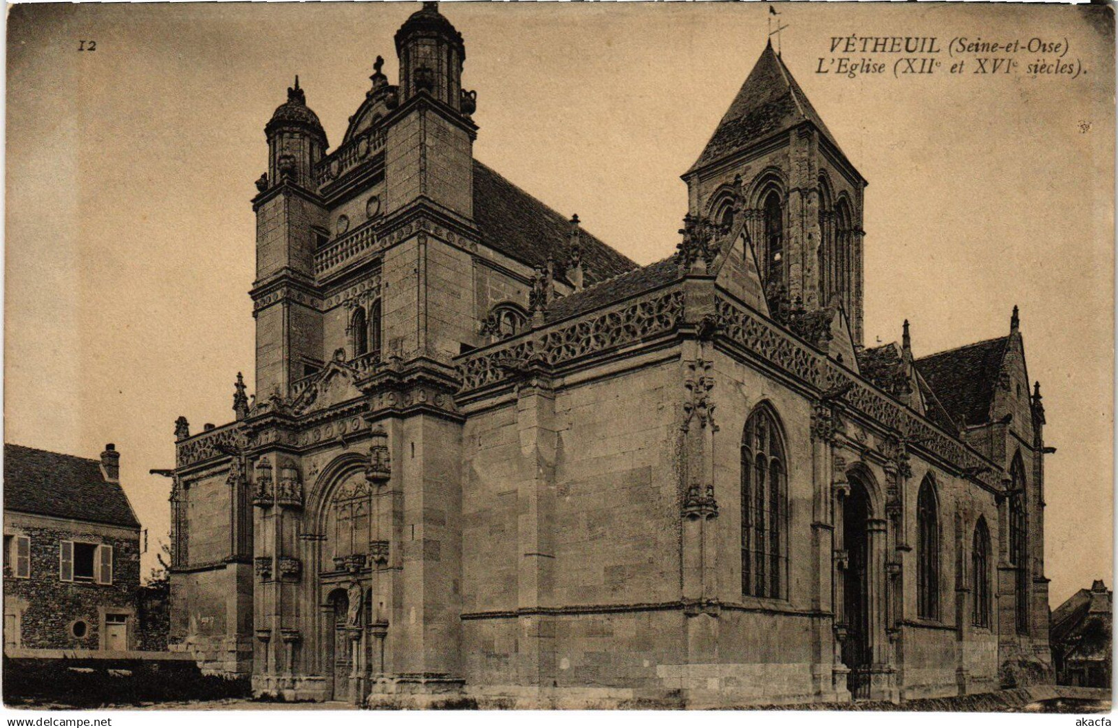 CPA Vetheuil L'Eglise FRANCE (1330430)