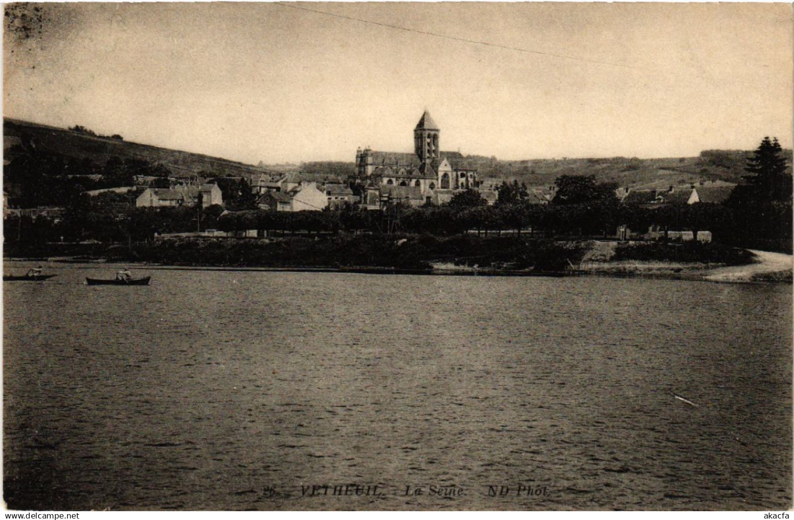 CPA VETHEUIL - La Seine (519296)