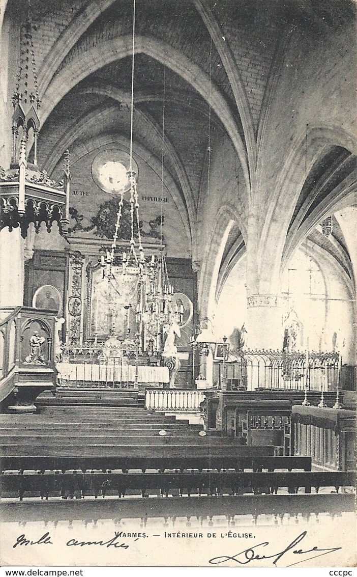 CPA Viarmes Intérieur de l'Eglise