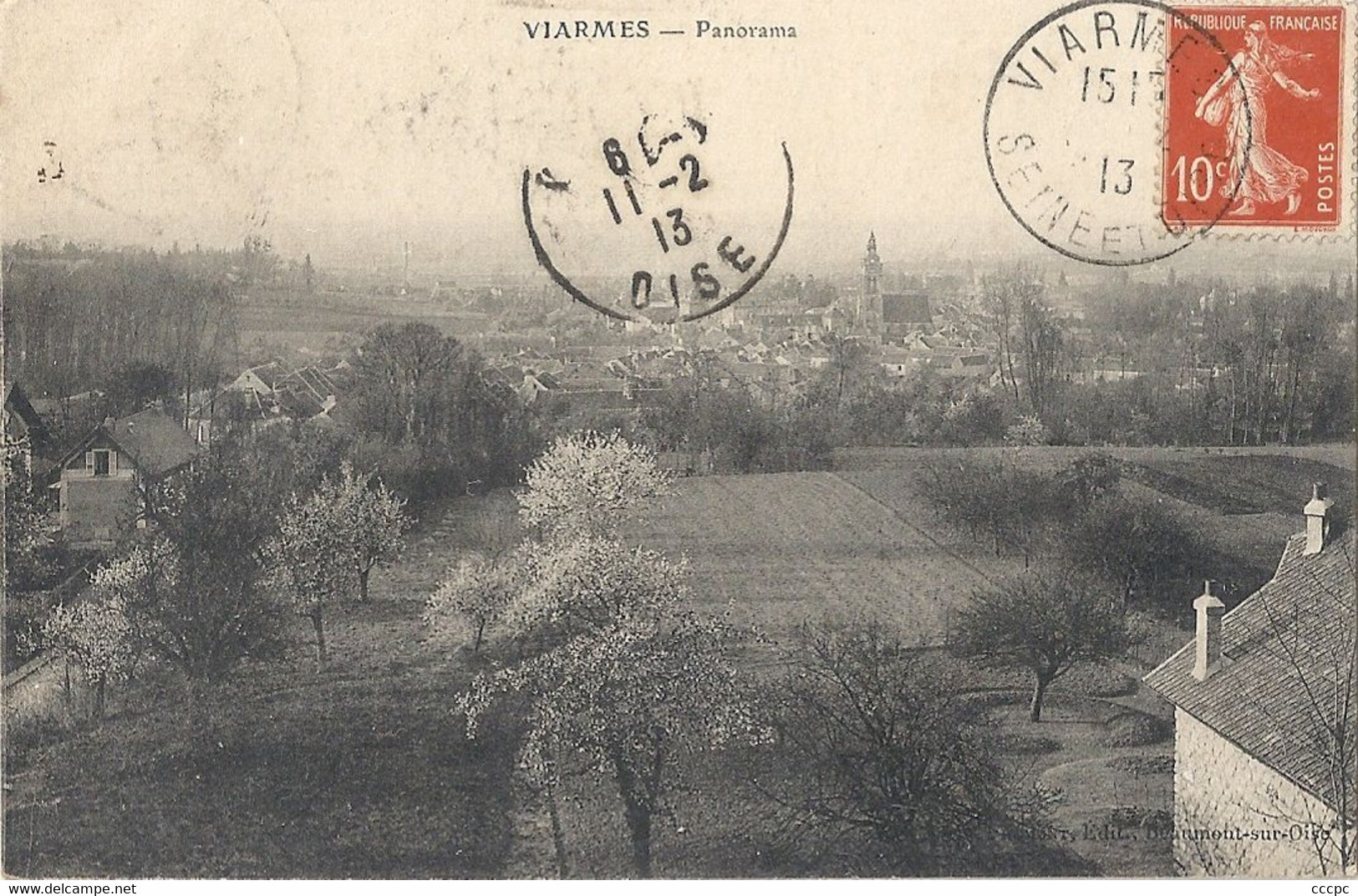 CPA Viarmes Panorama