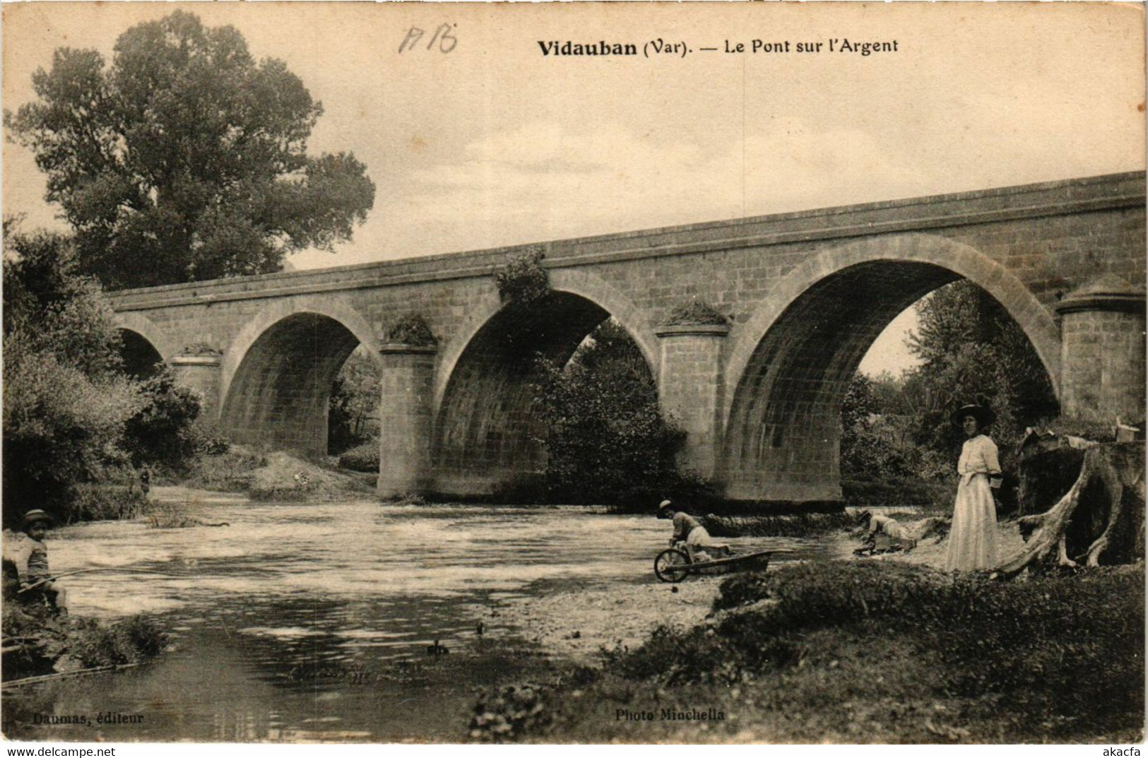 CPA VIDAUBAN Le Pont sur l'Argent (411334)