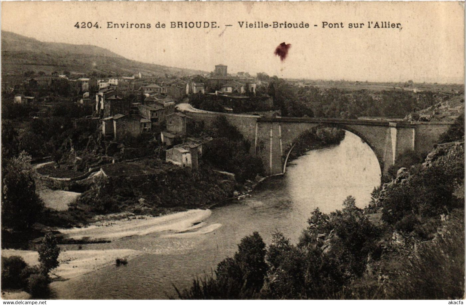 CPA VIEILLE-BRIOUDE - Env. de BRIOUDE - Pont sur l'ALLIER (690623)