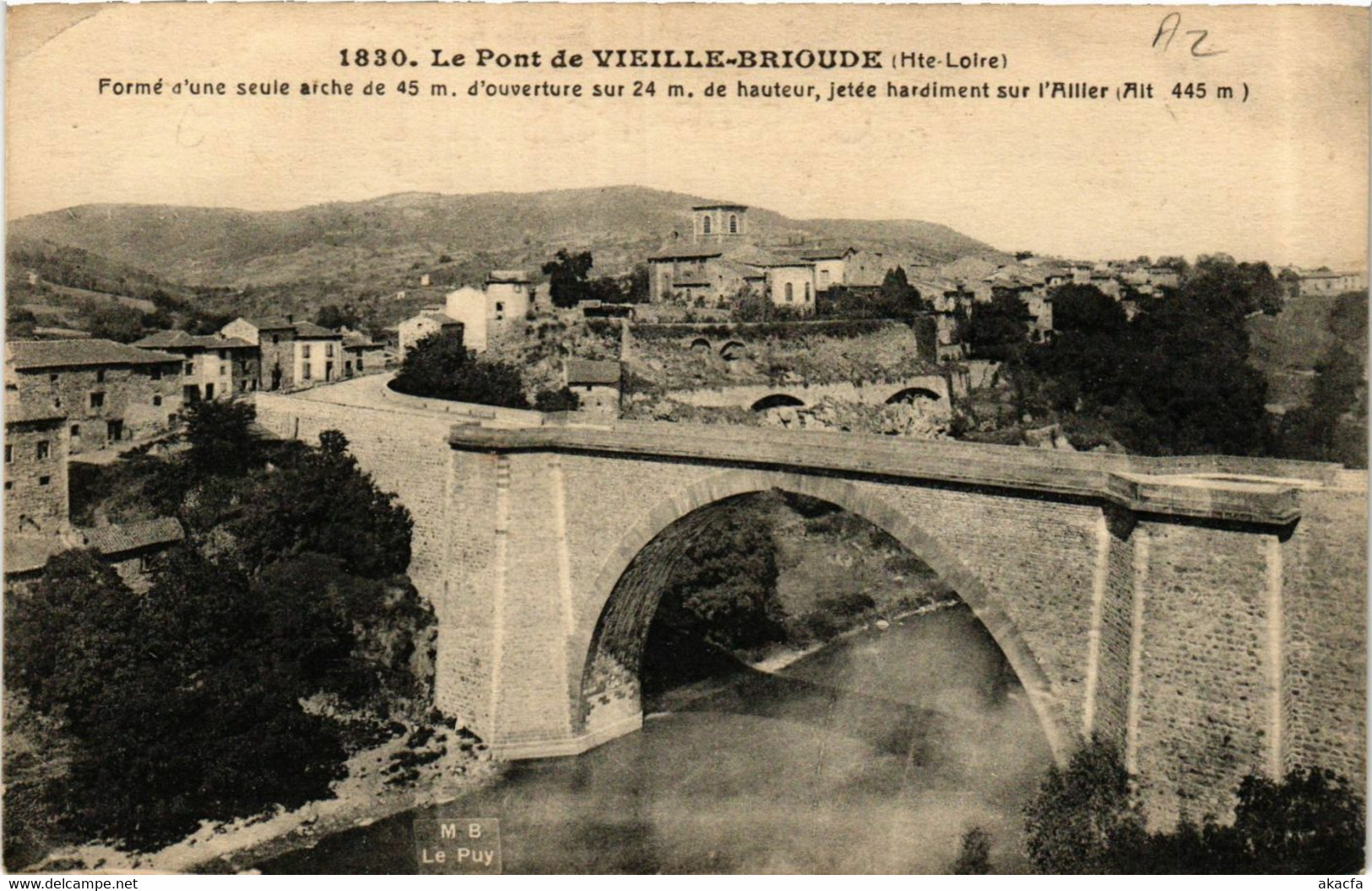 CPA VIEILLE-BRIOUDE - Le Pont de VIEILLE-BRIOUDE (690625)