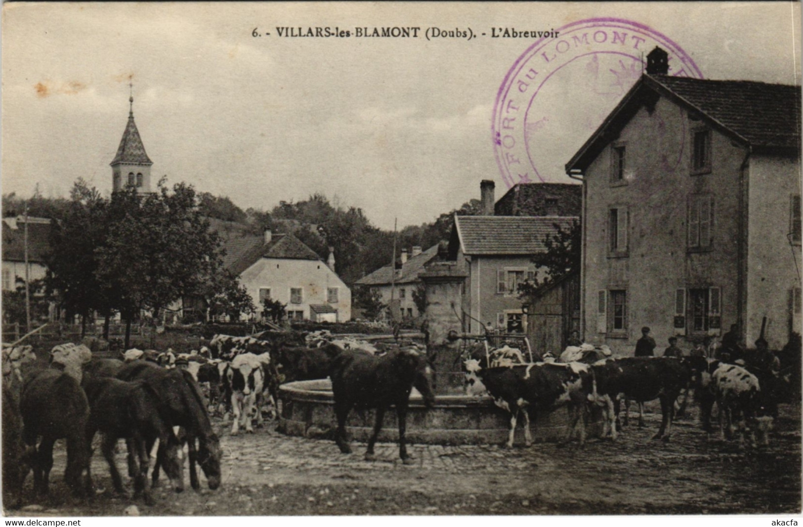 CPA VILLARS-LES-BLAMONT - L'Abreuvoir (116884)