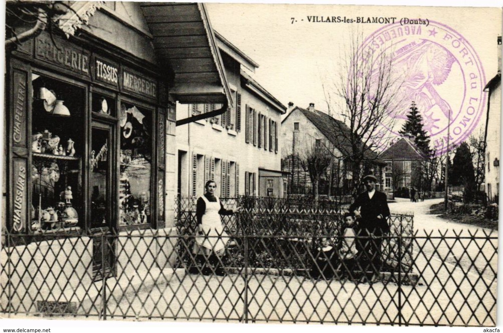 CPA VILLARS-les-BLAMONT - Magasin (175681)