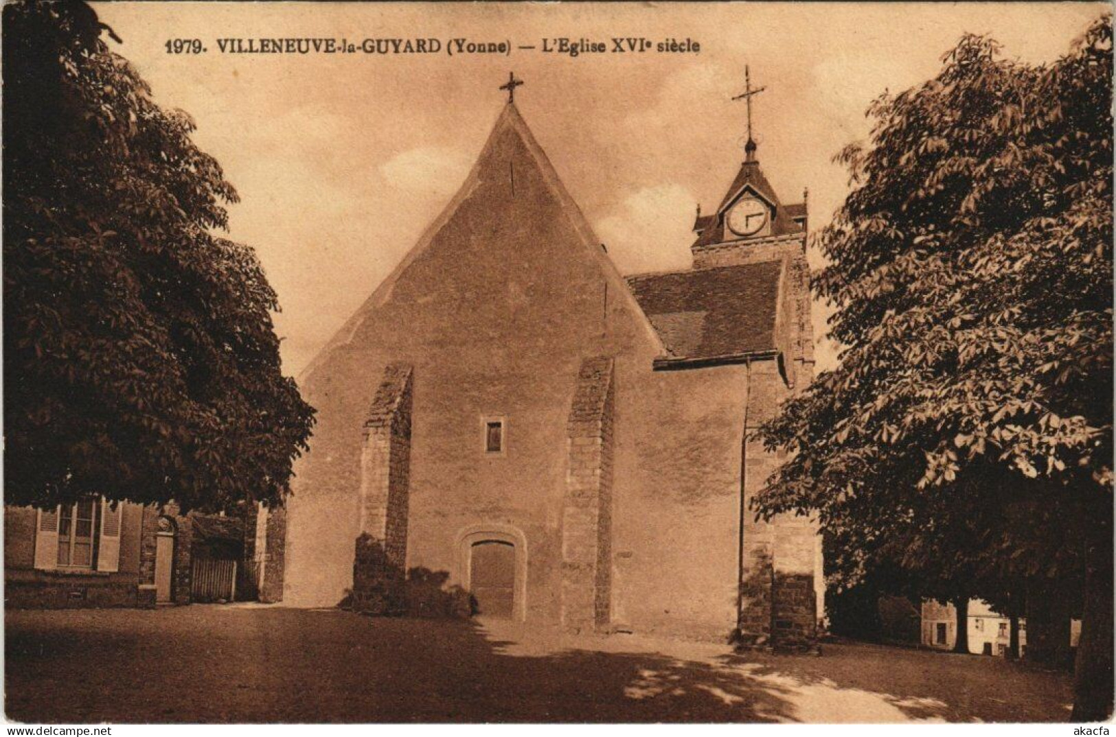 CPA VILLEBLEVIN la Guyard - L'Église XVI sieclele (124668)