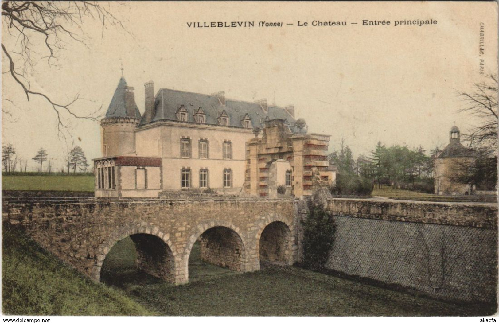 CPA VILLEBLEVIN Le Chateau (49226)