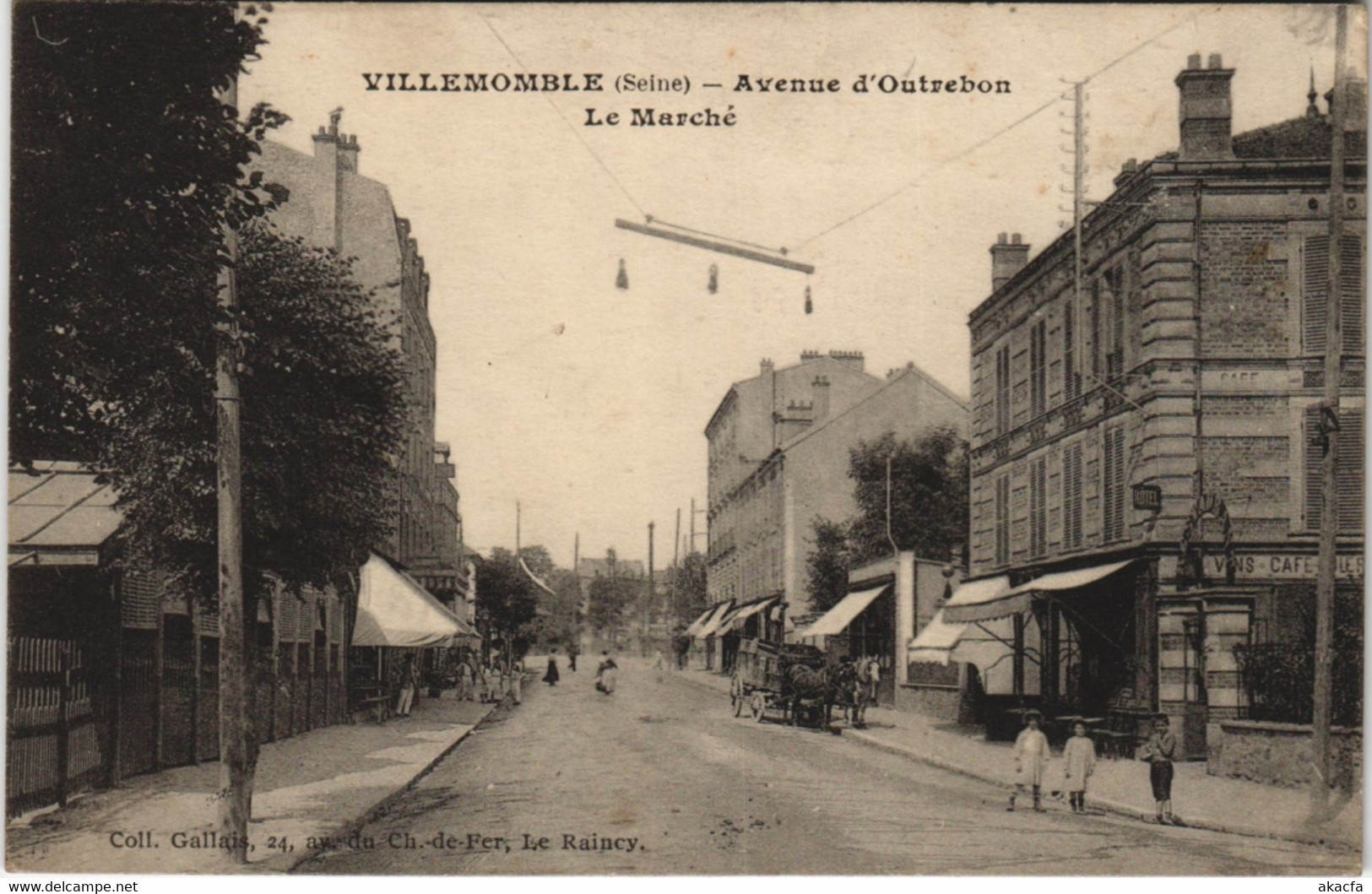 CPA VILLEMOMBLE - Avenue d'Outrebon Le Marche (124394)