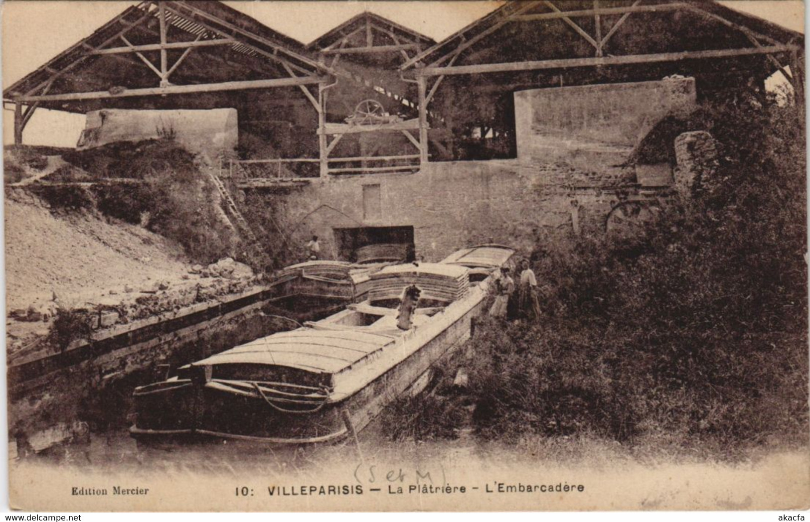 CPA VILLEPARISIS La Platriere Embarcadere (19545)