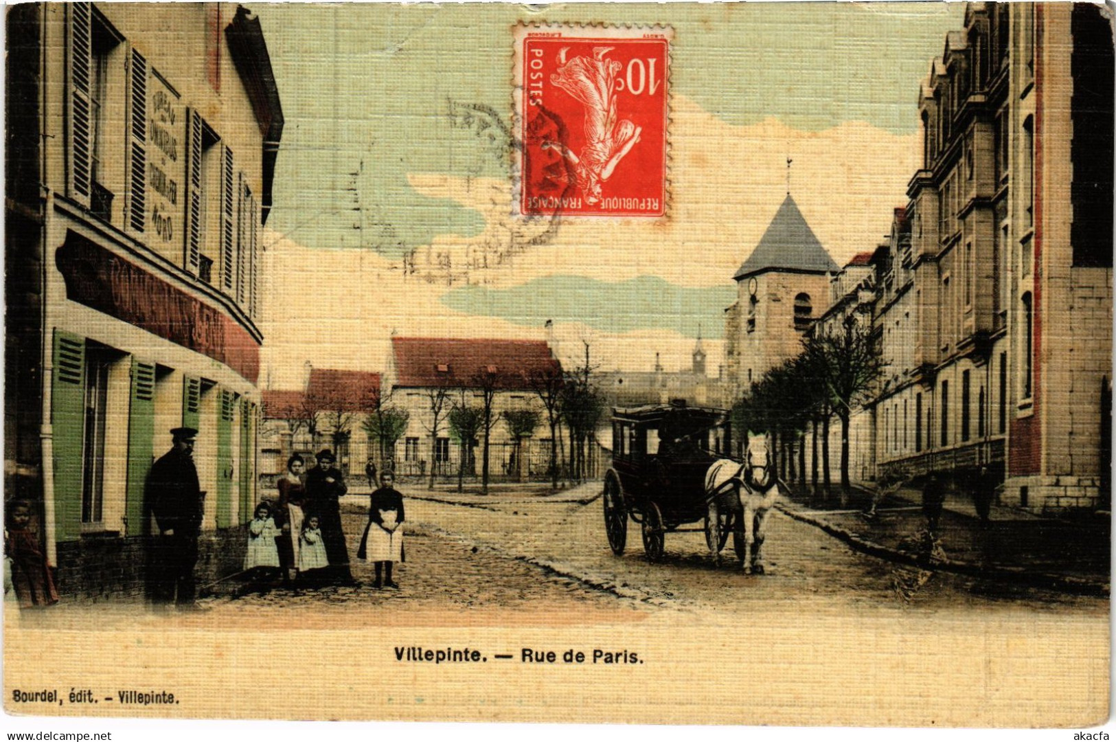 CPA Villepinte Rue de Paris (1391469)