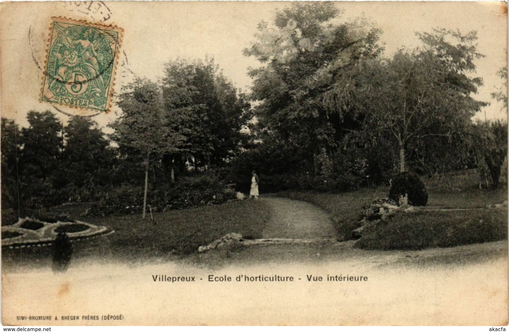 CPA VILLEPREUX - École d'horticulture - Vue interieure (246883)