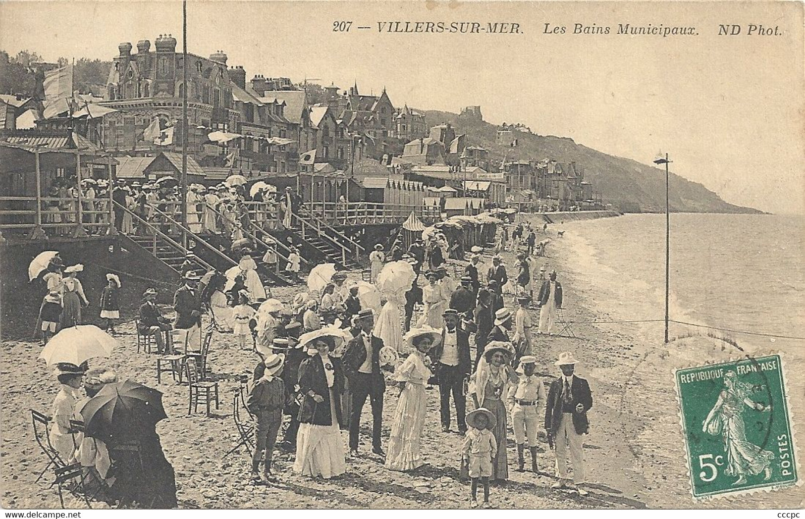 CPA Villers-sur-Mer Les Bains Municipaux