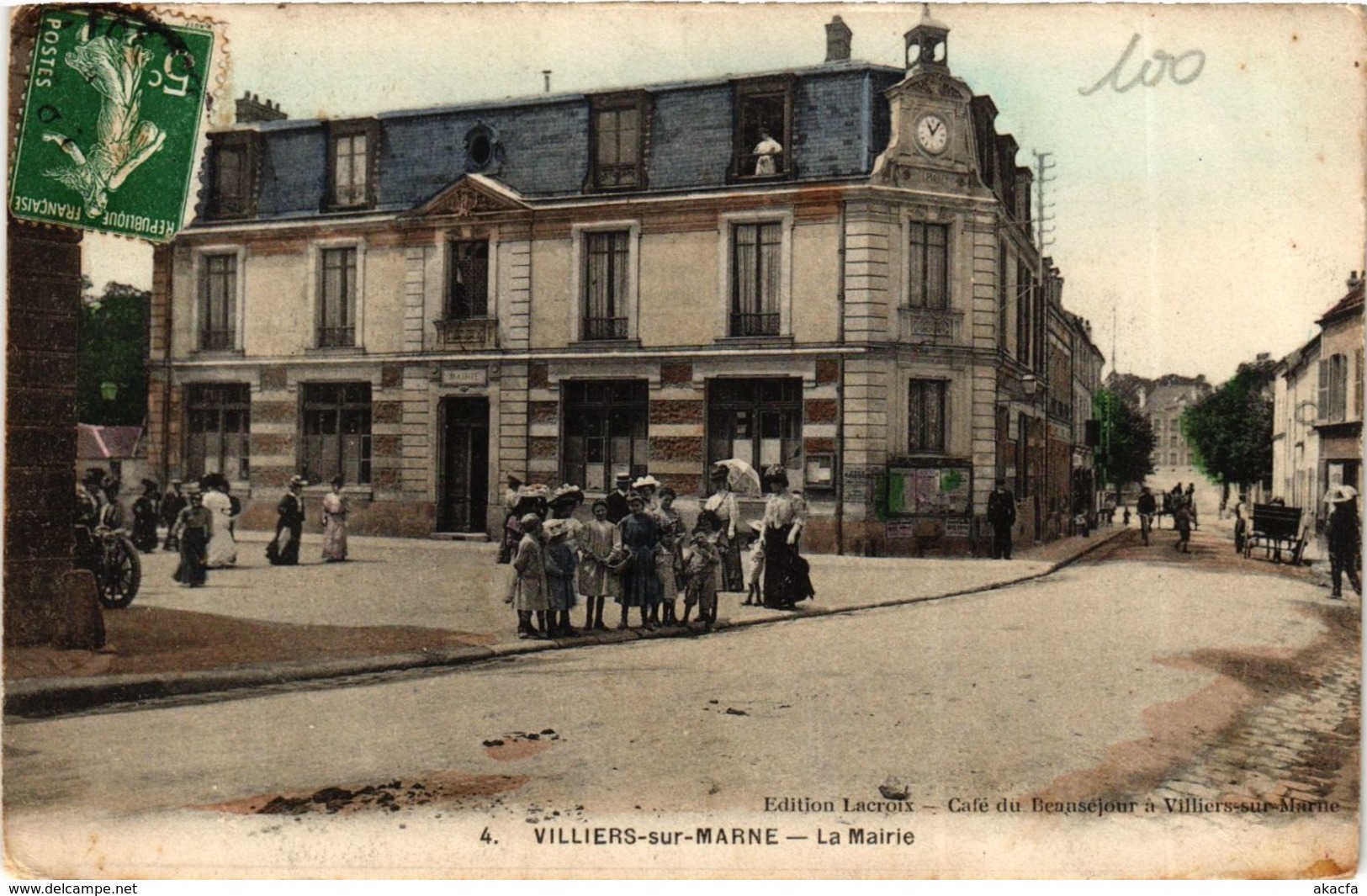 CPA VILLIERS-sur-MARNE La Mairie (869756)