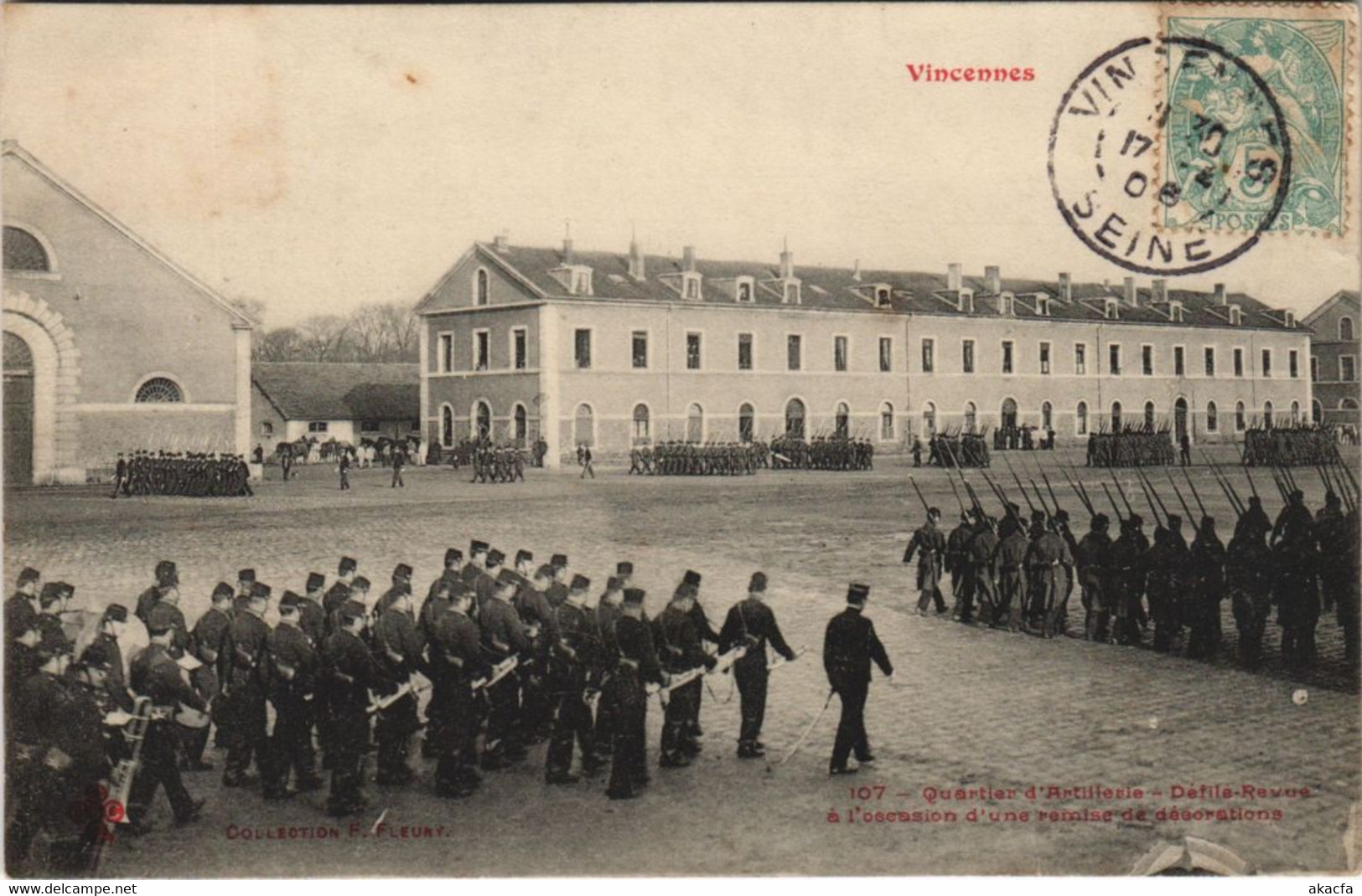 CPA VINCENNES Quartier d'Artillerie (806933)