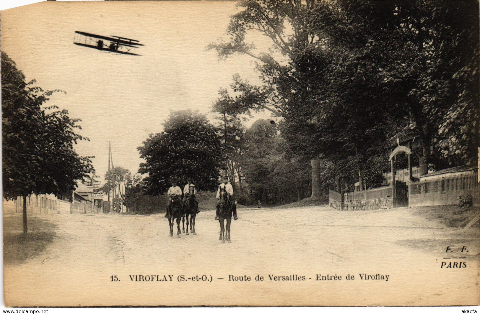 CPA VIROFLAY Route de Versailles - Entree de Viroflay (1386236)