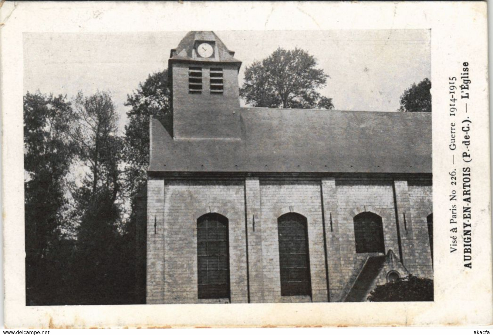 CPA Visé á Paris-Guerre-Aubigny-en-Artois-L'Eglise (45714)