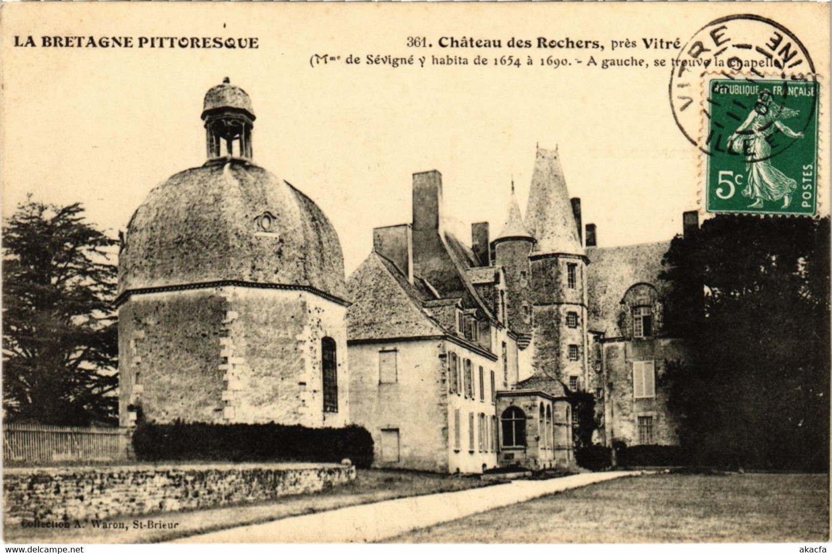 CPA Vitre Chateau des Rochers FRANCE (1015954)