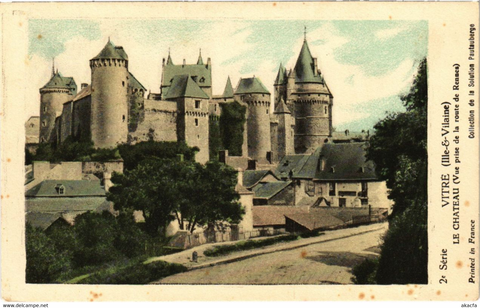 CPA Vitre Le Chateau FRANCE (1016008)