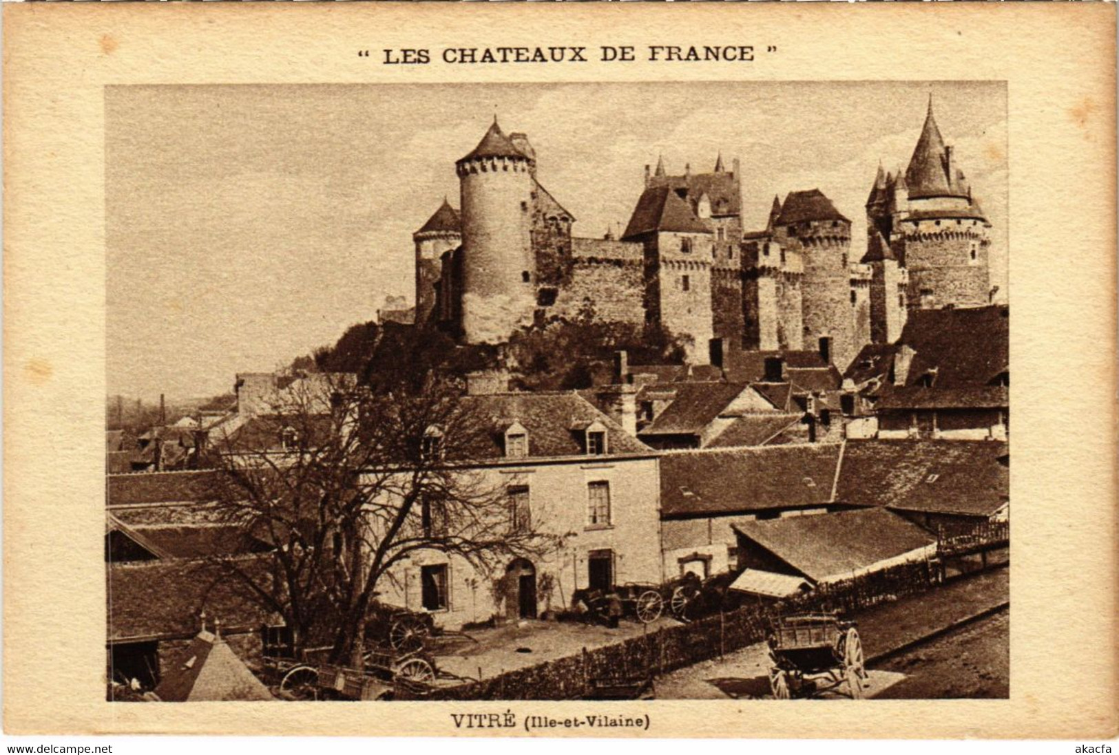 CPA Vitre Les Chateaux de France FRANCE (1016003)