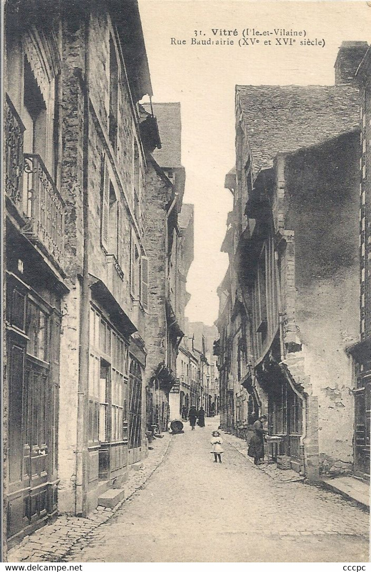 CPA Vitré Rue Baudrairie